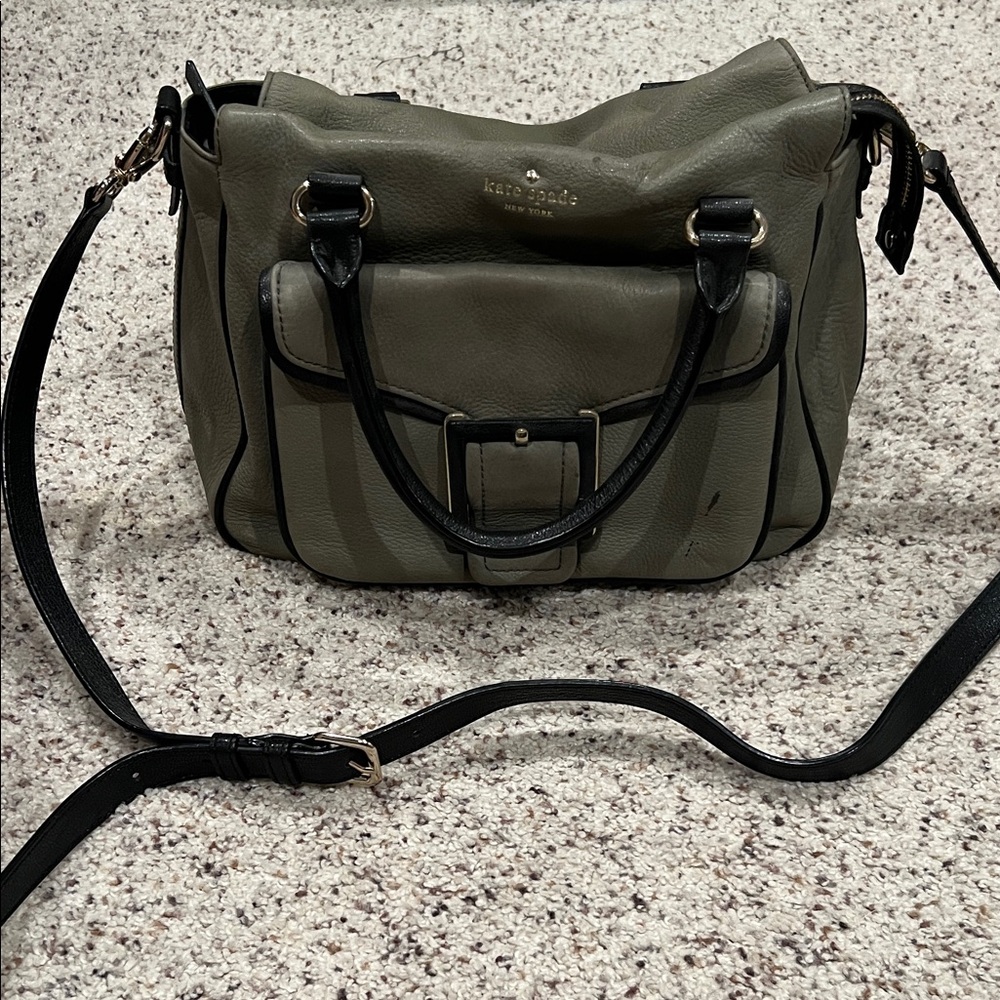 Kate Spade Leather Cross Body Buckle Bag